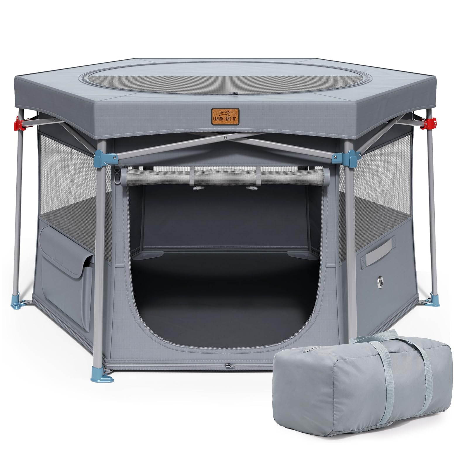 Amazon.com : CANINE CANYON Zora Portable Pet Playpen, Foldable Dog